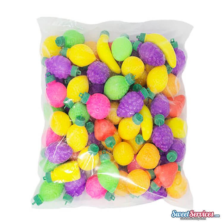 Candy Powder Filled Fruit Bag Novelty Candy